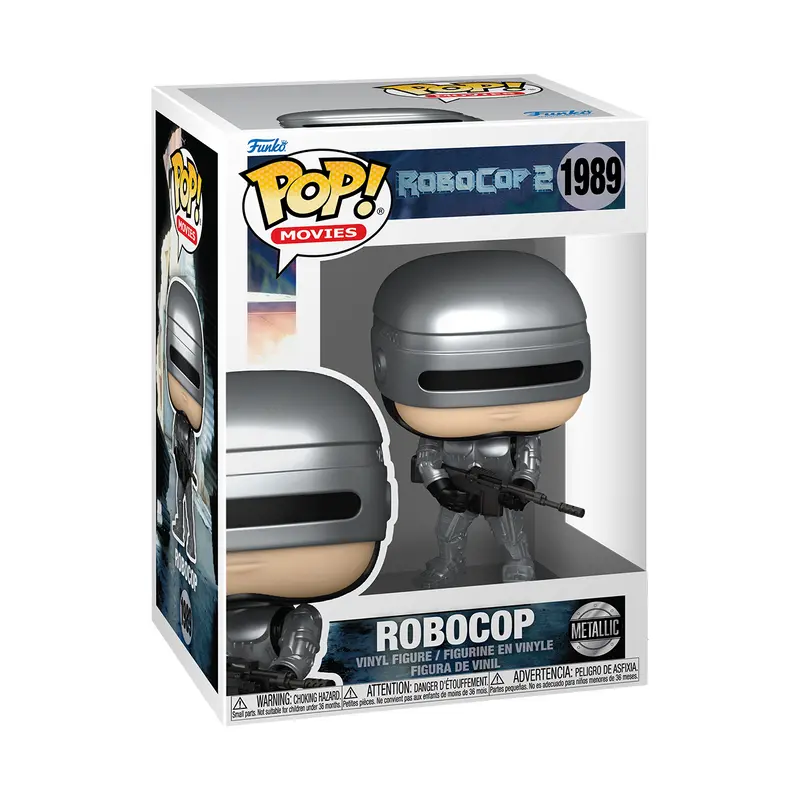 Фигурка Funko Pop! Movies: Robocop 2 - Robocop Metallic #1989 - image 1