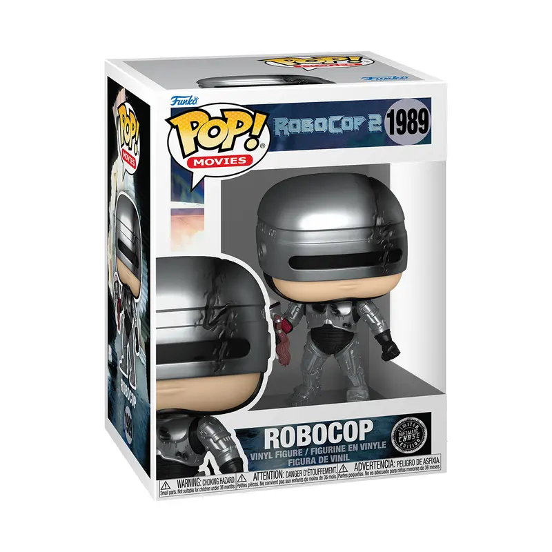 Фигурка Funko Pop! Movies: Robocop 2 - Robocop Metallic #1989 - image 2