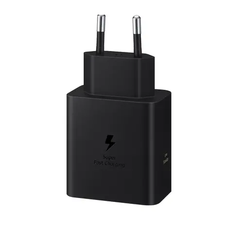 Зарядно устройство, Samsung 60W Power Adapter TA only W/O Cable Black - image 1