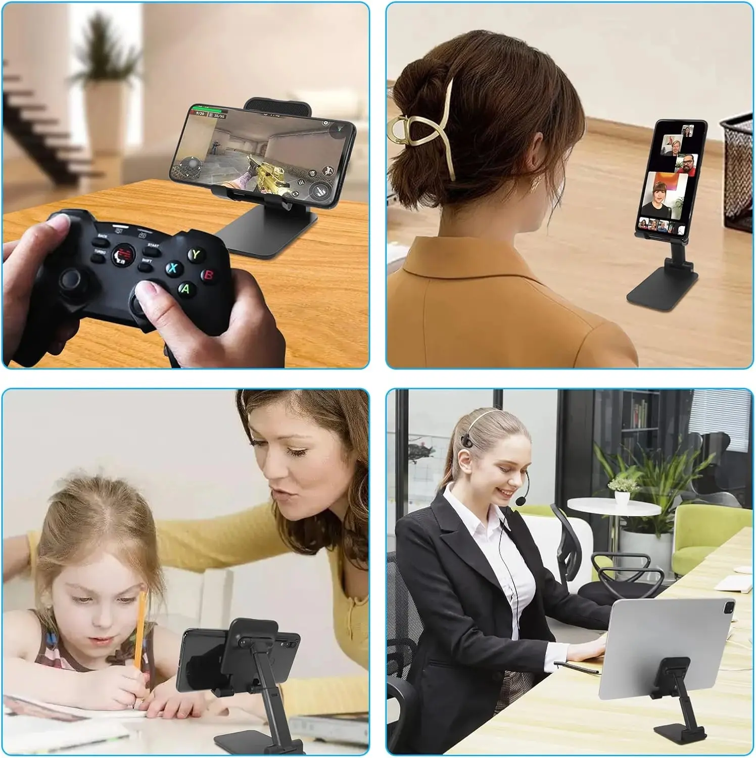 VCom стойка за телефон или таблет за бюро Phone/Tablet Holder - DESK-STAND-01 - image 2