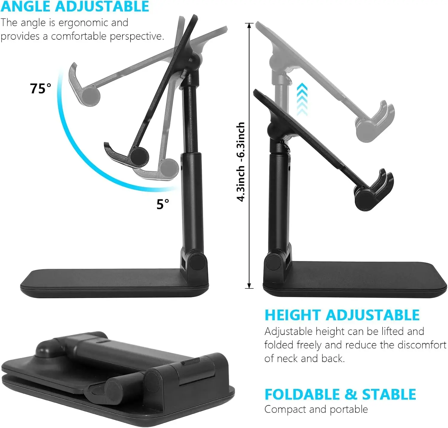 VCom стойка за телефон или таблет за бюро Phone/Tablet Holder - DESK-STAND-01 - image 3