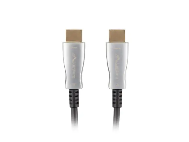 Кабел, Lanberg HDMI M/M v2.0 cable 20m optical black aoc - image 1