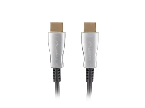 Кабел, Lanberg HDMI M/M v2.0 cable 20m optical black aoc - image 1