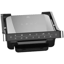 AENO Electric Grill EG3: 2000W, 7 automatic programs +Manual mode, 4 Degrees of Roast, Color indication,  Removable plates Plate size 292*230mm