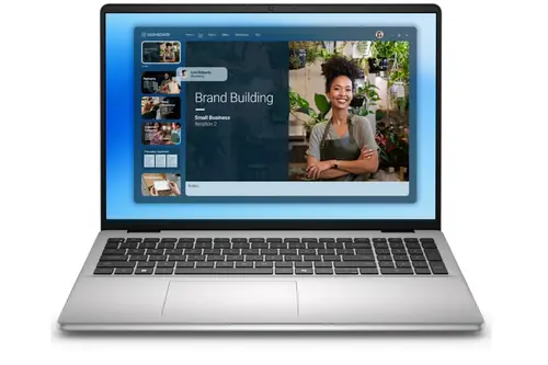 Лаптоп, Dell 16 DC16251, Intel Core 7 150U (10 cores, up to 5.4 GHz), 16.0" FHD+(1920x1200) AG, 300nits, 16GB, 2x8GB, DDR5, 5200 MT/s, 1TB M.2 PCIe, NVIDIA MX570A with 2GB GDDR6, Cam, FPR, Wi-Fi 6E, Backlit Kb, Win 11 Pro, Silver, Aluminium 3Y PS