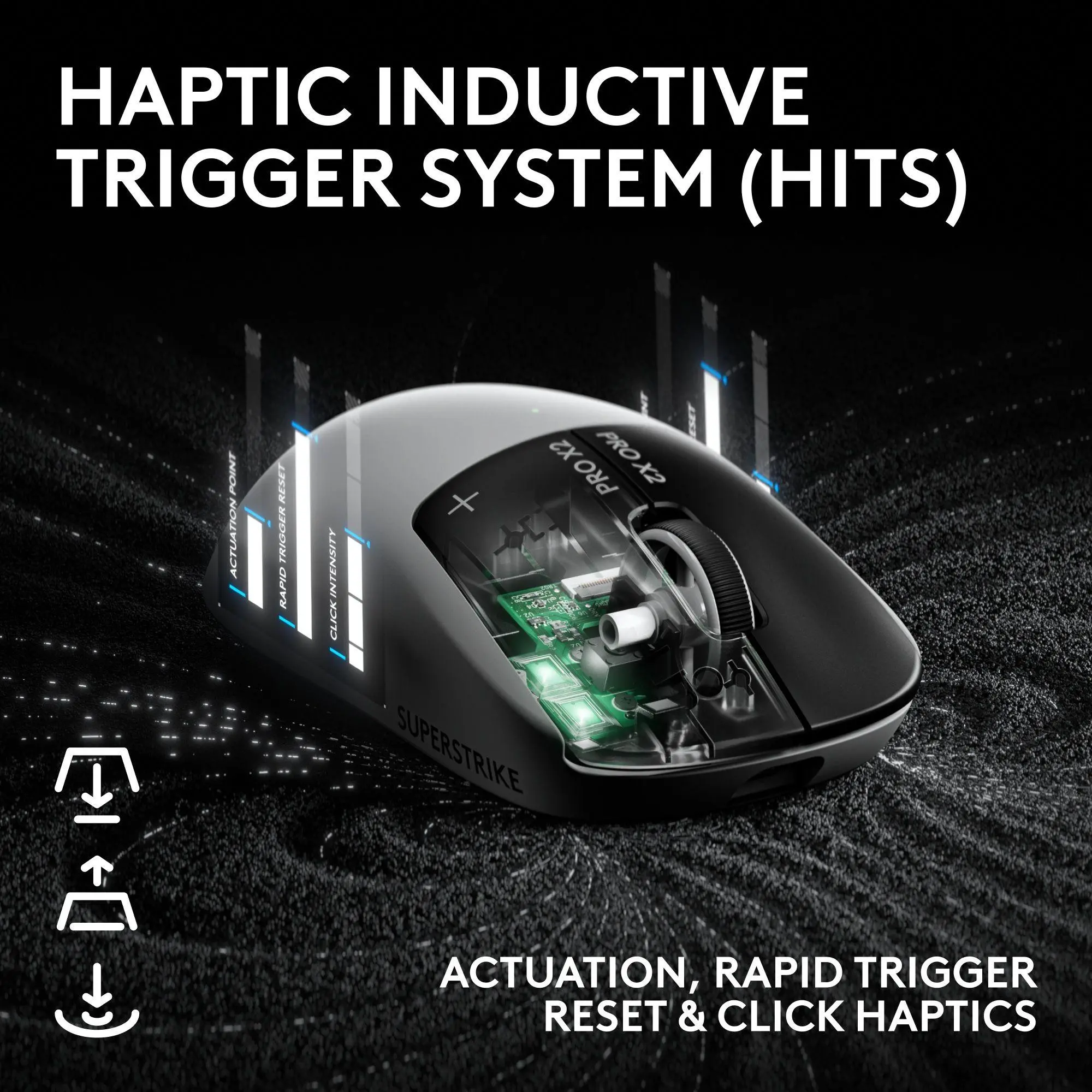 Mouse gaming Logitech G Pro X2 Superstrike - image 3