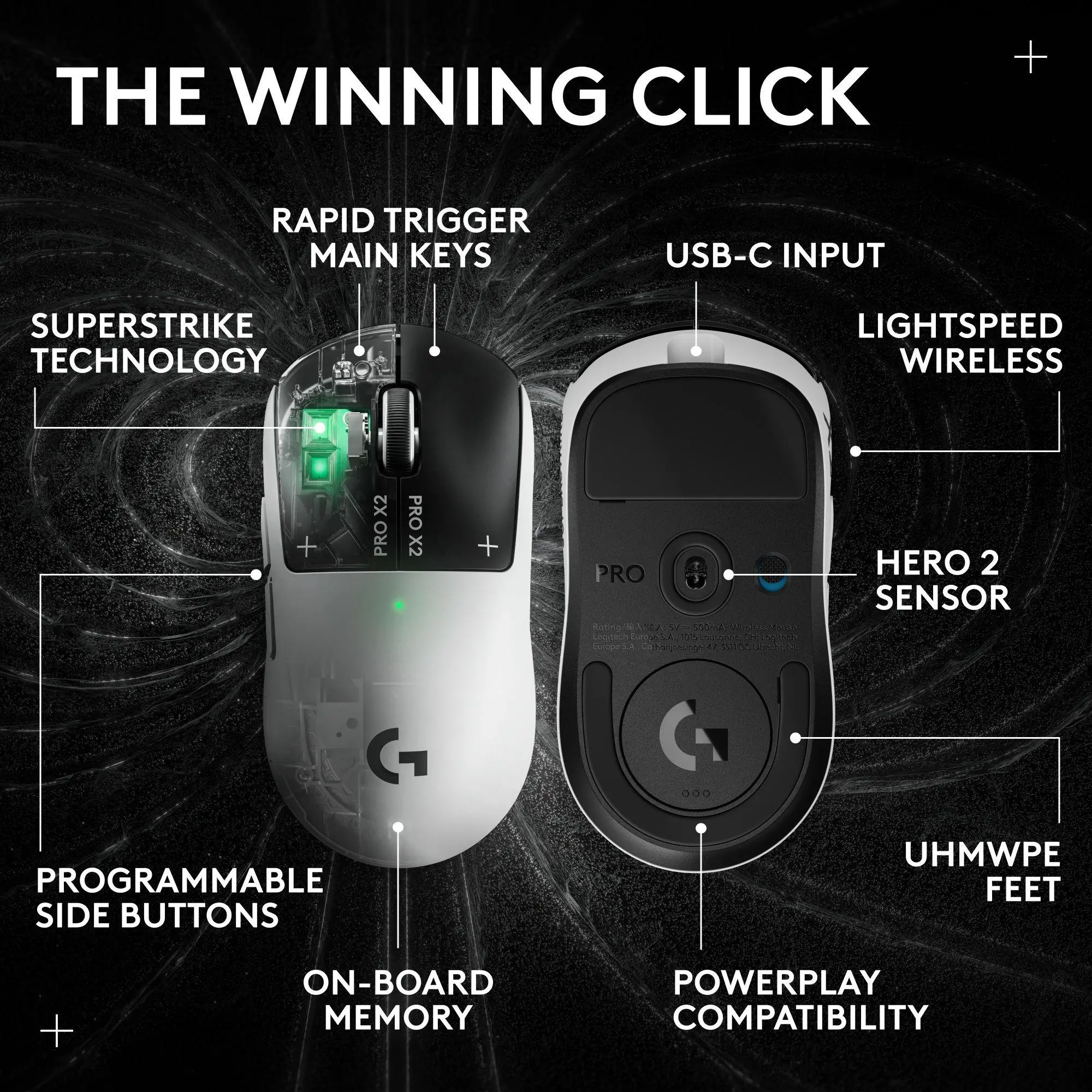 Gaming ποντίκι Logitech G Pro X2 Superstrike - image 5