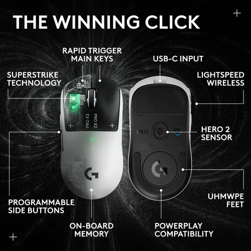 Gaming ποντίκι Logitech G Pro X2 Superstrike - 6