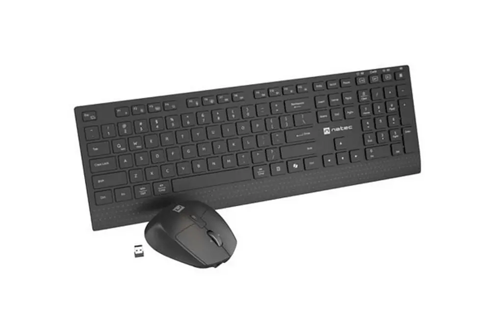 Комплект, Natec Stingray 2, Set 2 in 1 Keyboard + Mouse Wireless, US Layout - image 5