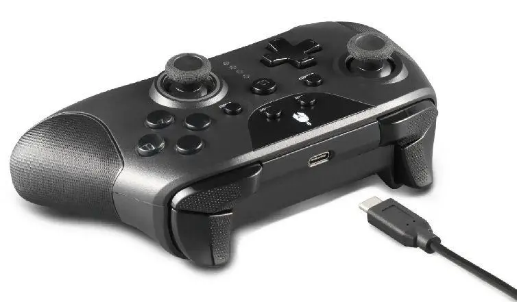 Безжичен геймпад Spartan Gear Mora 3 за PC и Switch - Черен