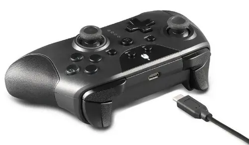 Безжичен геймпад Spartan Gear Mora 3 за PC и Switch - Черен