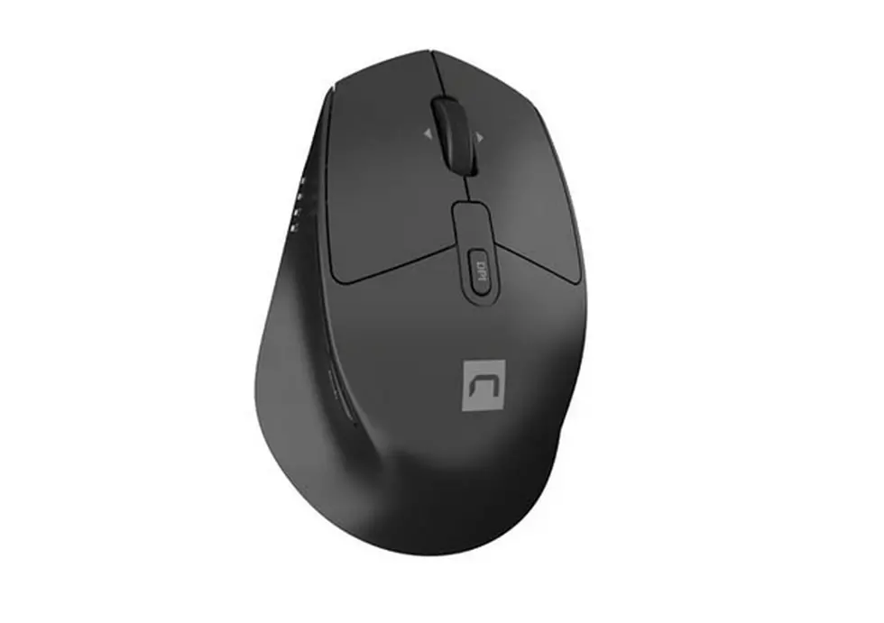 Мишка, Natec Mouse Kite Wireless 4000DPI Optical Silent tilt wheel, Black - image 1