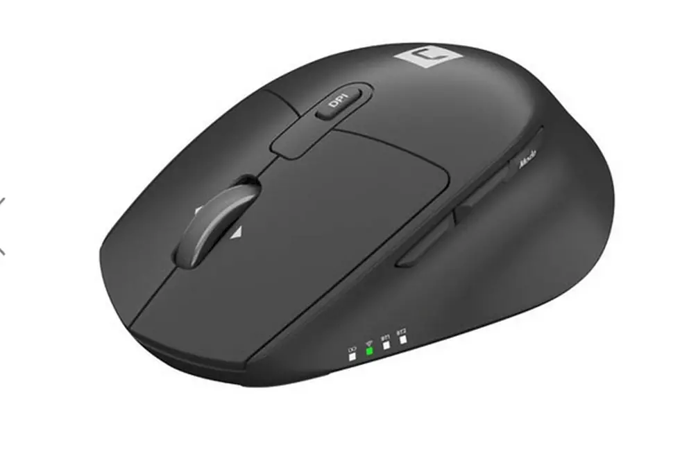Мишка, Natec Mouse Kite Wireless 4000DPI Optical Silent tilt wheel, Black - image 2