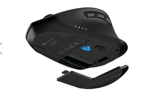 Мишка, Natec Mouse Kite Wireless 4000DPI Optical Silent tilt wheel, Black - image 4