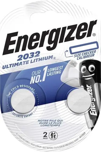 Батерия, ENERGIZER 2 X LITH BATT ENER CR2032 ULTI Батерия, ENERGIZER 2 X LITH BATT ENER CR2032 ULTI