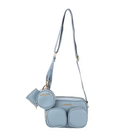Дамска синя чанта Pierre Cardin - image 4