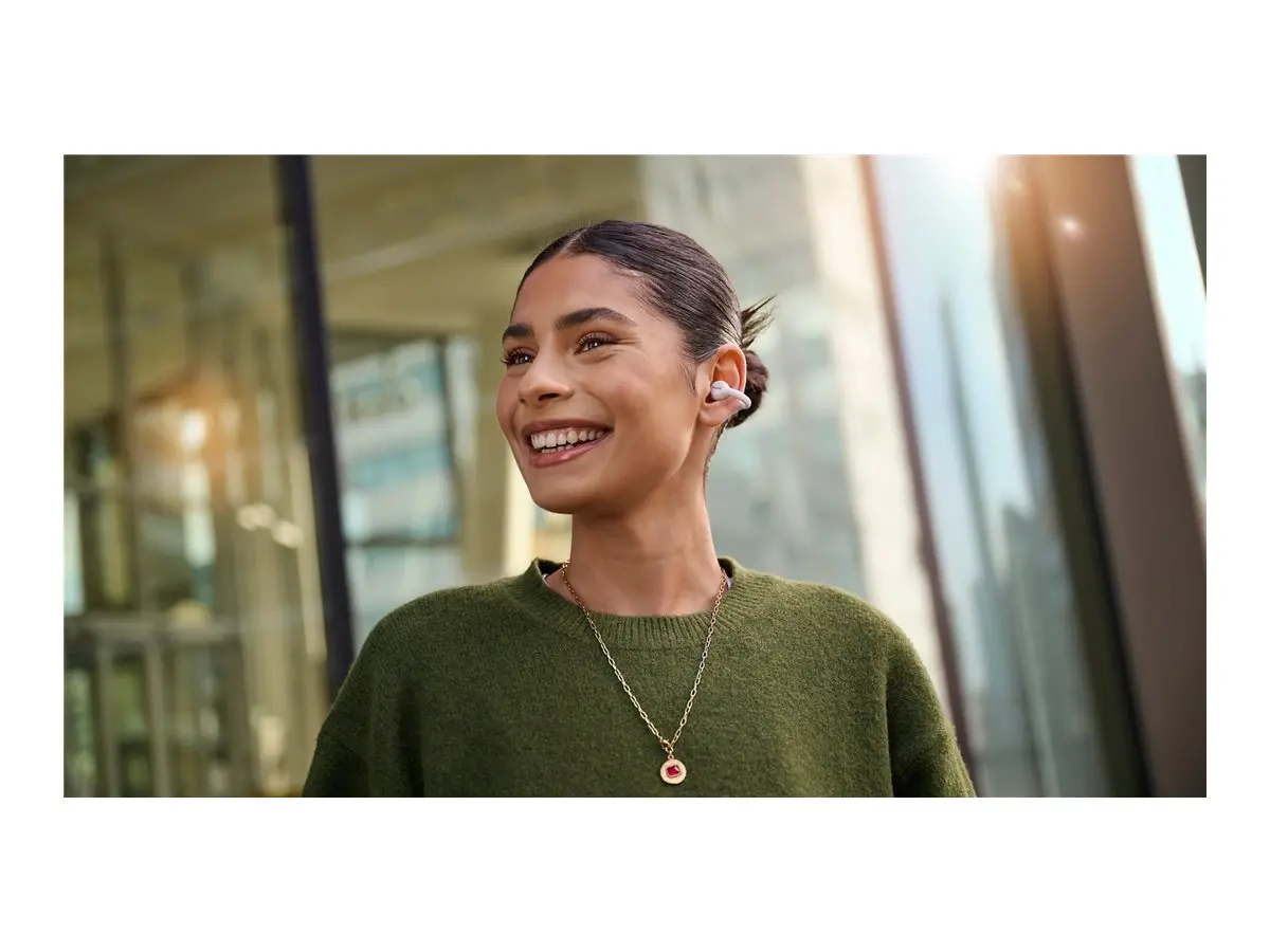 PHILIPS Open-Ear безжични слушалки Стил щипка за ухо До 28 часа време на възпроизвеждане бели - image 1
