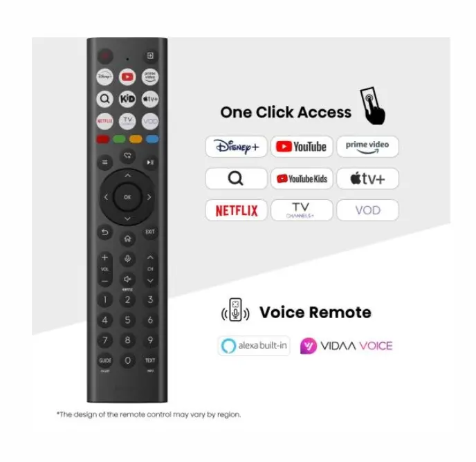 Телевизор, Hisense 50" A7Q, 4K Ultra HD 3840x2160, QLED, FALD, Quantum Dot, HDR 10+, HLG, Dolby Vision, Dolby Atmos, Smart TV, WiFi 5GHz, WiFi Direct, BT, Anyview Cast, 3xHDMI, 2xUSB, LAN, CI+, DVB-T2/C/S2, Black - image 2
