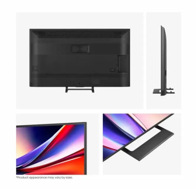 Телевизор, Hisense 50" A7Q, 4K Ultra HD 3840x2160, QLED, FALD, Quantum Dot, HDR 10+, HLG, Dolby Vision, Dolby Atmos, Smart TV, WiFi 5GHz, WiFi Direct, BT, Anyview Cast, 3xHDMI, 2xUSB, LAN, CI+, DVB-T2/C/S2, Black - image 4
