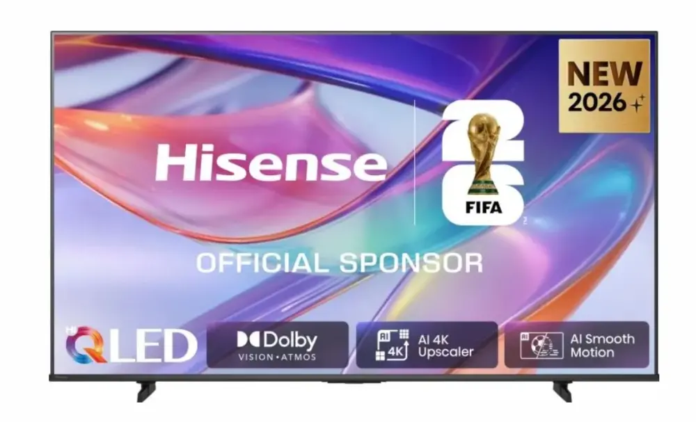 Телевизор, Hisense 50" E7S, 4K Ultra HD 3840x2160, QLED, Quantum Dot, HDR 10+, HLG, Dolby Vision, DTS Virtual X, Smart TV, WiFi, Light Sensor, BT, Anyview Cast, 3xHDMI, 2xUSB, LAN, CI+, DVB-T2/C/S2, Black
