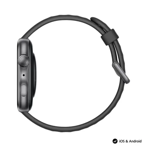 Часовник, Huawei Watch Fit 5 Niki-B19F Black + Huawei Freebuds SE 4 ANC, White - image 2