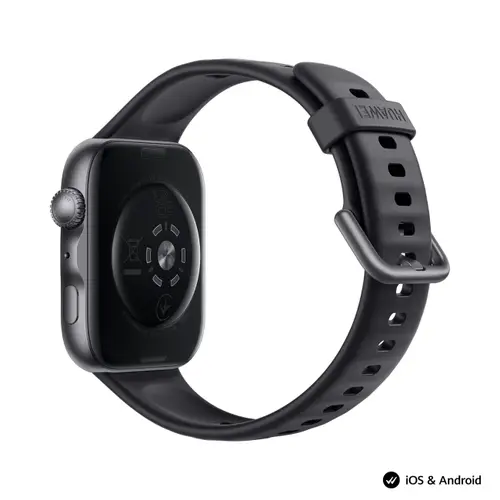 Часовник, Huawei Watch Fit 5 Niki-B19F Black + Huawei Freebuds SE 4 ANC, White - image 5