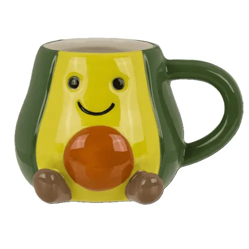 Керамична чаша Kawaii Avocado, 370 мл Керамична чаша Kawaii Avocado, 370 мл