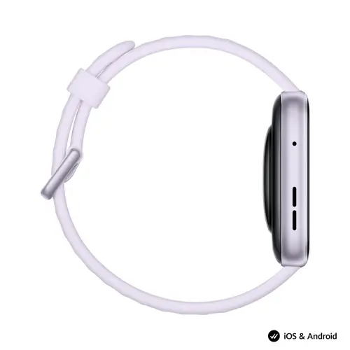Часовник, Huawei Watch Fit 5 Niki-B19F Purple + Huawei Freebuds SE 4 ANC, White - image 4