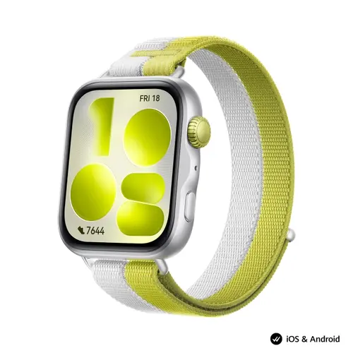 Часовник, Huawei Watch Fit 5 Niki-B19W Silver + Huawei Freebuds SE 4 ANC, White - image 1
