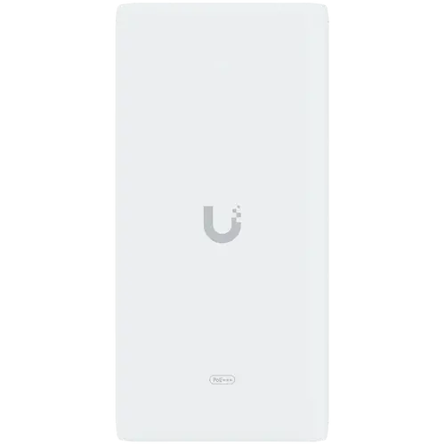 Ubiquiti UniFi 10G PoE+++ Adapter (90W), can power UniFi PoE+++ devices, reduce dependency on PoE switch power, and provide a Multi-Gigabit LAN connection, Contains RJ45 data input, AC cable with earth ground, and PoE+++ output - image 1
