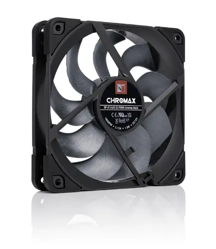 Noctua Вентилатор Fan 120mm NF-A12x25 G2 PWM chromax.black - image 1