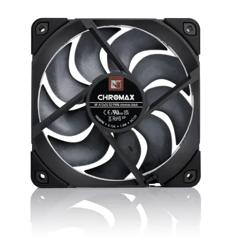 Noctua Ανεμιστήρας 120mm NF-A12x25 G2 PWM chromax.black - 3