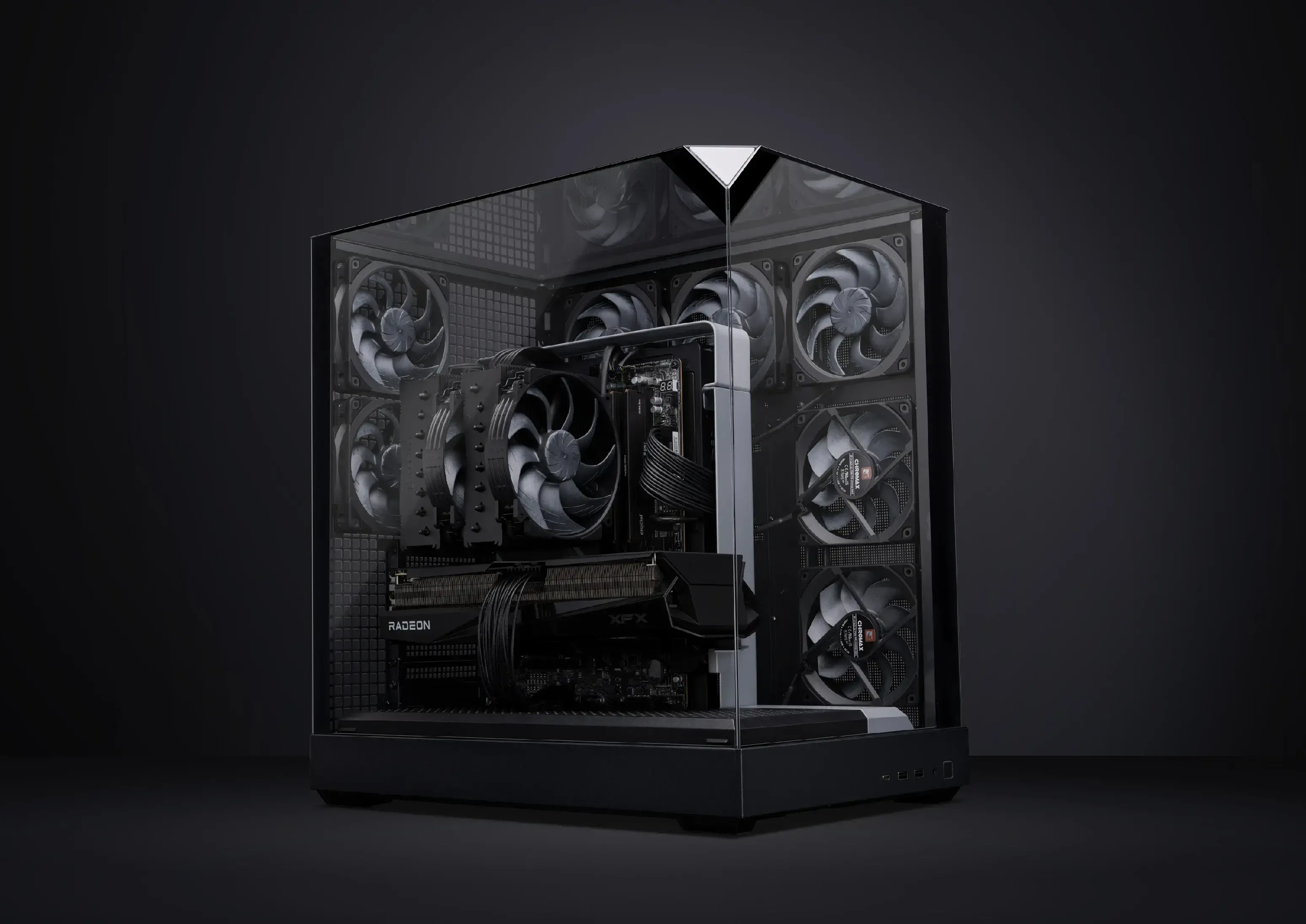 Noctua Вентилатор Fan 120mm NF-A12x25 G2 PWM chromax.black - image 4