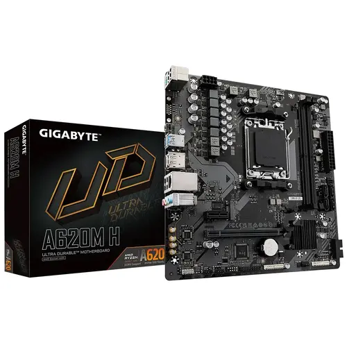 Дънна платка, GIGABYTE GB A620M H / AM5 Дънна платка, GIGABYTE GB A620M H / AM5