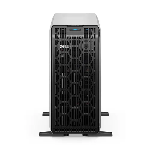 Сървър, Dell PowerEdge T360, Xeon 6315P, 8x 3.5" Chassis Hot Plug, Intel Xeon 6 Performance 6315P 2.8G, 4C/4T, 12M Cache, 16GB UDIMM 5600MT/s ECC, 2TB 7.2K RPM SATA Hard Drive, Single 700W PSU, PERC H355, iDRAC9 Enterprise 16G, Security Bezel, 3Y Basic NBD - image 1