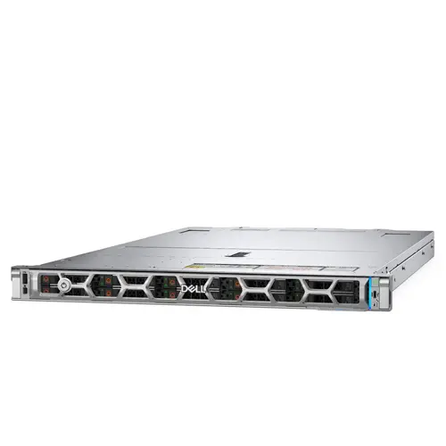 Сървър, Dell PowerEdge R470, Xeon 6507P, 8x 2.5" Hot Plug SAS/SATA, Intel Xeon 6 Performance 6507P 3.5G, 8C/16T 48M, 32GB RDIMM 6400MT/s, 480GB SSD SATA RI 6Gbps, Dual 1100W, Rails, PERC H965i, E610-XAT2 Dual 10GbE Base-T, iDRAC10 Ent. 17G, Riser, 3Y Basic NBD Сървър, Dell PowerEdge R470, Xeon 6507P, 8x 2.5" Hot Plug SAS/SATA, Intel Xeon 6 Performance 6507P 3.5G, 8C/16T 48M, 32GB RDIMM 6400MT/s, 480GB SSD SATA RI 6Gbps, Dual 1100W, Rails, PERC H965i, E610-XAT2 Dual 10GbE Base-T, iDRAC10 Ent. 17G, Riser, 3Y Basic NBD