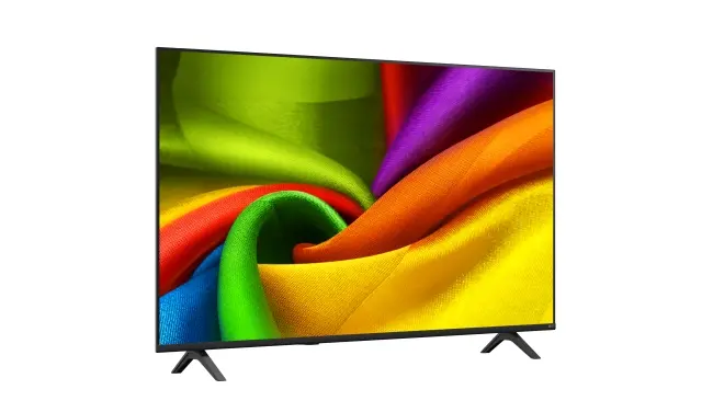 Телевизор, LG 55NU8E0B3LA, 55" 4K HDR UHD, 3840x2160, DVB-T2/C/S2, AI Alpha 7, HDR 10, webOS 26, ThinQ AI, VRR, ALLM, HGiG, WiFi, Clear Voice, 4K Super Upscaling, Bluetooth 5.3, Hdmi e-ARC , CI, LAN, AirPlay2, AI Sound Pro, Google Cast, 2 Pole stand, Black - image 1