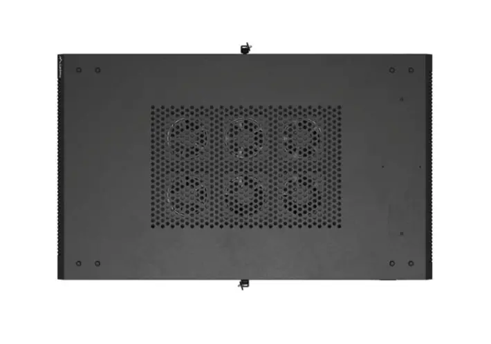 Комуникационен шкаф, Lanberg Rack Cabinet 19" Free-Standing 22U/600X1000 (FlAT Pack) With Mesh Door Black - image 3