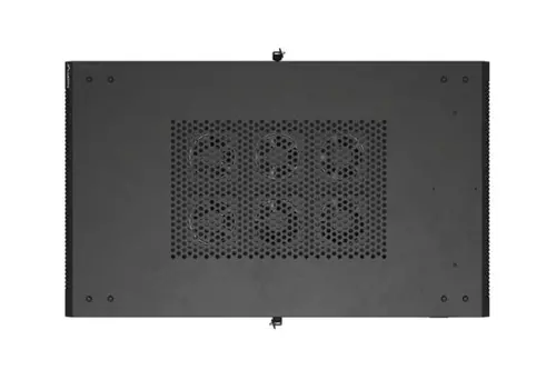 Комуникационен шкаф, Lanberg Rack Cabinet 19" Free-Standing 22U/600X1000 (FlAT Pack) With Mesh Door Black - image 3
