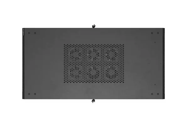 Комуникационен шкаф, Lanberg Rack Cabinet 19" Free-Standing 22U/600X1200 (FlAT Pack) With Mesh Door Black - image 3