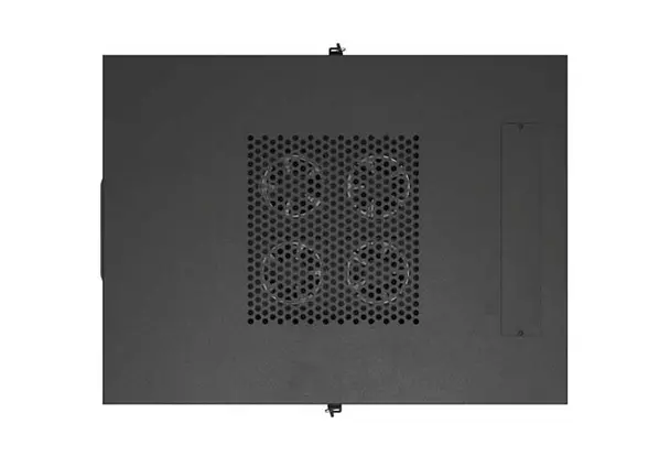 Комуникационен шкаф, Lanberg Rack Cabinet 19" Free-Standing 24U/600X800 (FlAT Pack) With Glass Door LCD Black V2 - image 4