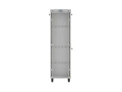 Комуникационен шкаф, Lanberg Rack Cabinet 19" Free-Standing 42U/600X600 (FlAT Pack) With Glass Door LCD Grey V2 - image 6