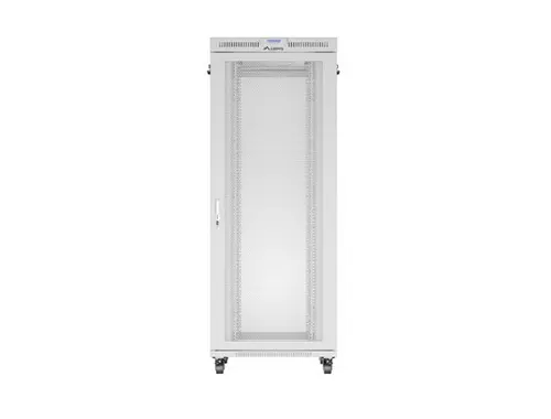 Комуникационен шкаф, Lanberg Rack Cabinet 19" Free-Standing 42U/800X1000 (FlAT Pack) With Mesh Door LCD Grey - image 1