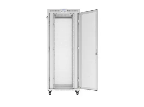 Комуникационен шкаф, Lanberg Rack Cabinet 19" Free-Standing 42U/800X1000 (FlAT Pack) With Mesh Door LCD Grey - image 3