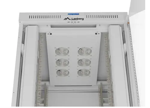 Комуникационен шкаф, Lanberg Rack Cabinet 19" Free-Standing 47U/800X1000 (FlAT Pack) With Glass Door LCD Grey V2 - image 3