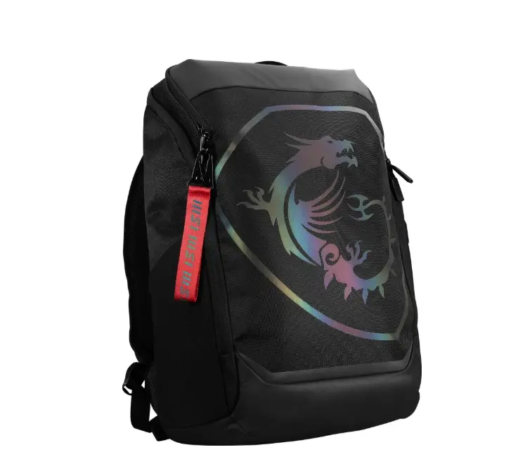 Раница, MSI Titan Gaming Backpack, Water resistant IPX-2, Padded mesh back panel, All laptop up to 18", 51 x 34 x 9cm - image 1