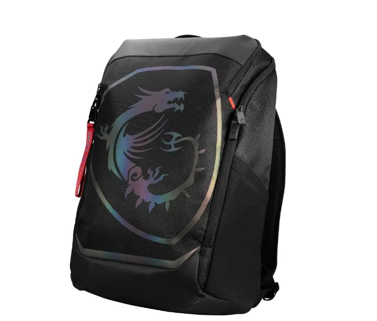 Раница, MSI Titan Gaming Backpack, Water resistant IPX-2, Padded mesh back panel, All laptop up to 18", 51 x 34 x 9cm - image 2