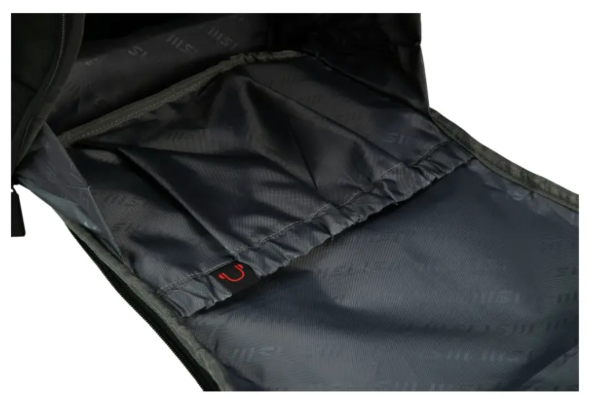 Раница, MSI Titan Gaming Backpack, Water resistant IPX-2, Padded mesh back panel, All laptop up to 18", 51 x 34 x 9cm - image 4