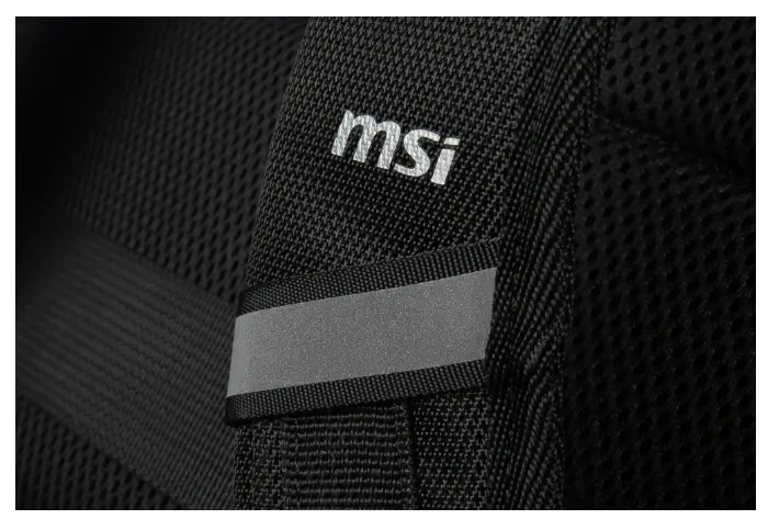 Раница, MSI Titan Gaming Backpack, Water resistant IPX-2, Padded mesh back panel, All laptop up to 18", 51 x 34 x 9cm - image 9