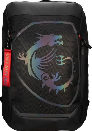 Σακίδιο πλάτης, MSI Titan Gaming Backpack, ανθεκτικό στο νερό IPX-2, επενδυμένο πίσω πάνελ με δίχτυ, για όλα τα laptop έως 18", 51 x 34 x 9cm - 1